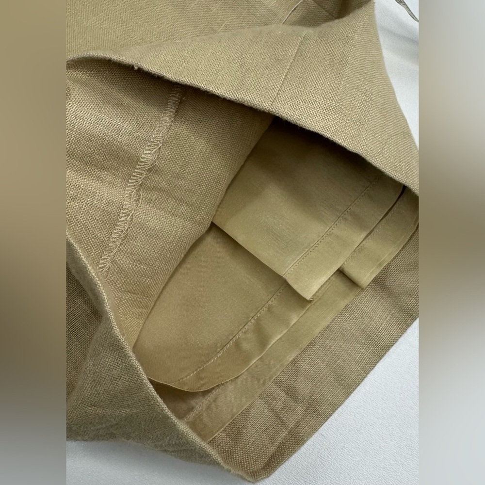 Lauren Ralph Lauren 100% Linen Lined Trouser Pants Womens Size 14 Petite - Picture 8 of 10